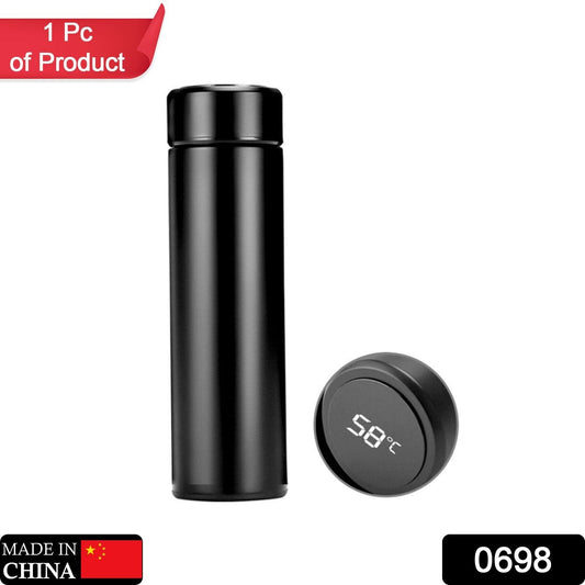Close-up of the double wall stainless steel flask.