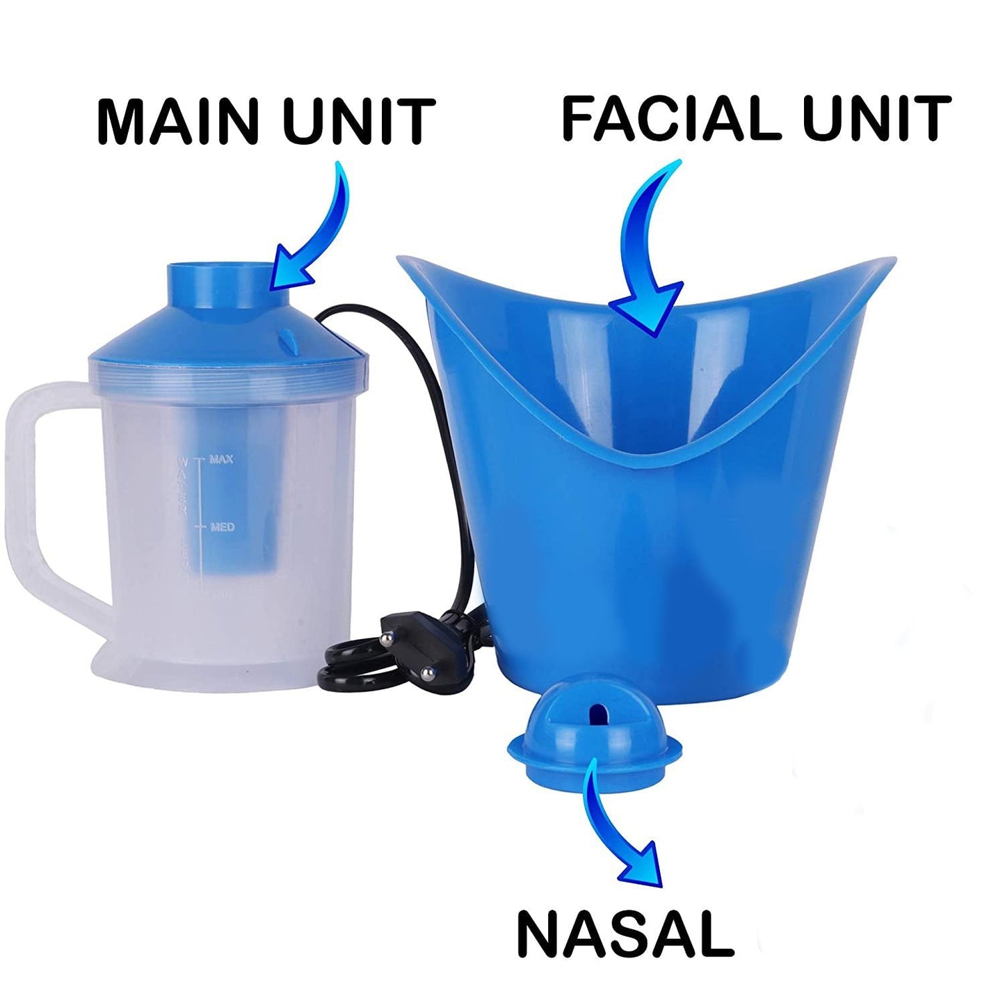 Packaged 3 in 1 Steam Inhaler, ready for safe and secure delivery.